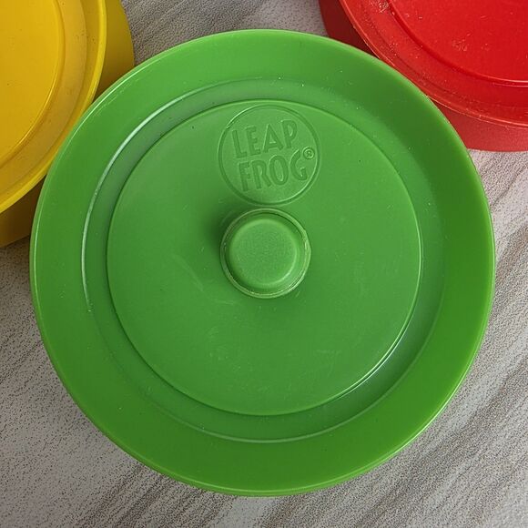 Set of 4 Round Playing Card Holders - Leap Frog - Picture 3 of 11